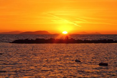 Deniz kenti Turgutreis ve muhteşem gün batımları