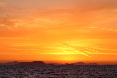 Deniz kenti Turgutreis ve muhteşem gün batımları