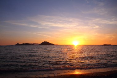 Deniz kenti Turgutreis ve muhteşem gün batımları