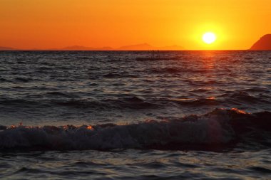 Deniz kenti Turgutreis ve muhteşem gün batımları