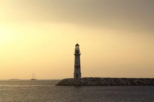 Turgutreis Meer Und Spektakuläre Sonnenuntergänge — Stockfoto