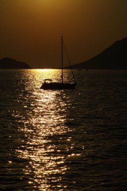 Deniz kenti Turgutreis ve muhteşem gün batımları