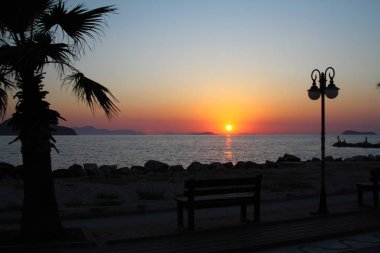 Deniz kenti Turgutreis ve muhteşem gün batımları