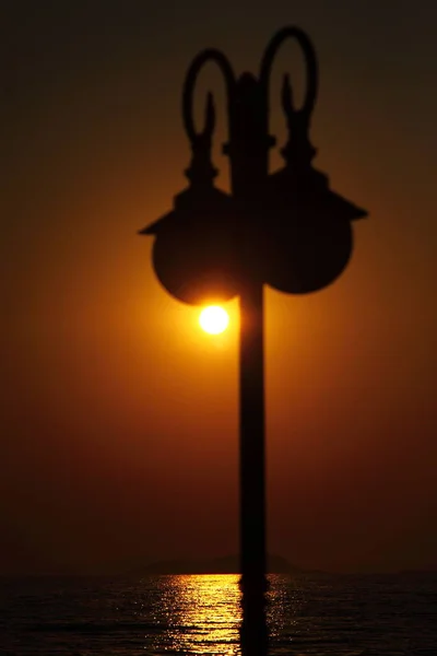 Turgutreis Meer Und Spektakuläre Sonnenuntergänge — Stockfoto