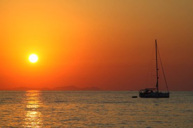 Deniz kenti Turgutreis ve muhteşem gün batımları