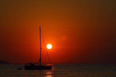 Deniz kenti Turgutreis ve muhteşem gün batımları