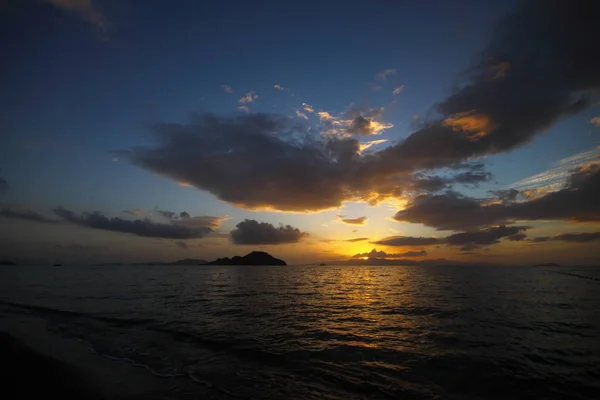 Ciudad Costera Turgutreis Espectaculares Puestas Sol — Foto de Stock