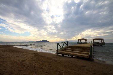 Deniz kenti Turgutreis ve muhteşem gün batımları