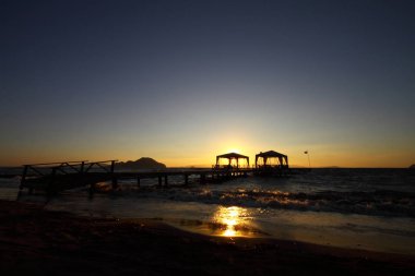 Deniz kenti Turgutreis ve muhteşem gün batımları