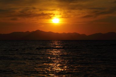 Deniz kenti Turgutreis ve muhteşem gün batımları