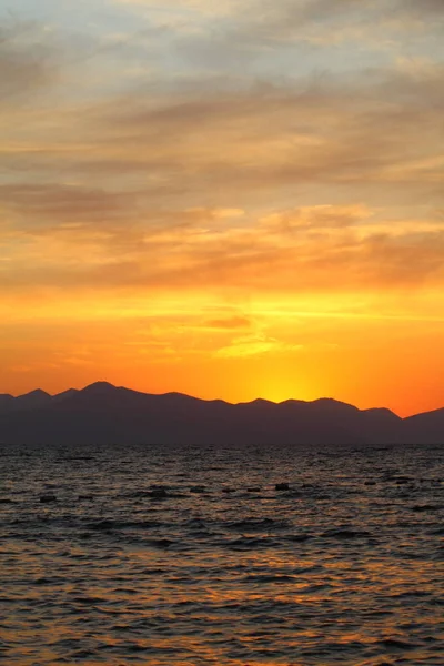 Seaside Town Turgutreis Spectacular Sunsets — Stock Photo, Image