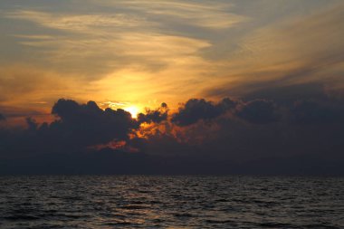 Deniz kenti Turgutreis ve muhteşem gün batımları