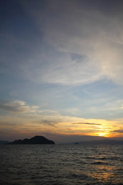 Turgutreis Meer Und Spektakuläre Sonnenuntergänge — Stockfoto