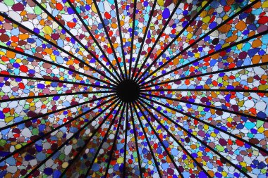 güzel bir çiçek desen leke cam arka plan