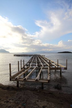 Deniz kenti Bodrum ve muhteşem gün batımları. Mugla, Türkiye
