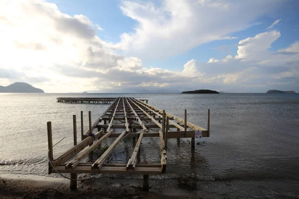 Ciudad Costera Bodrum Espectaculares Puestas Sol Mugla Turquía — Foto de Stock