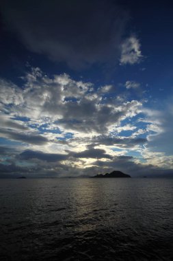 Deniz kenti Bodrum ve muhteşem gün batımları. Mugla, Türkiye