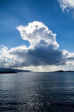 Deniz kenti Bodrum ve muhteşem gün batımları. Mugla, Türkiye