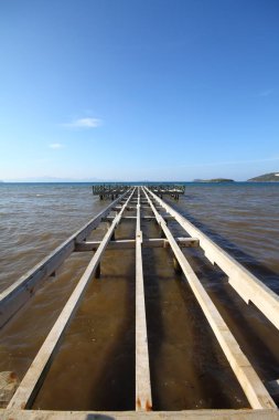 Deniz kenti Bodrum ve muhteşem gün batımları. Mugla, Türkiye