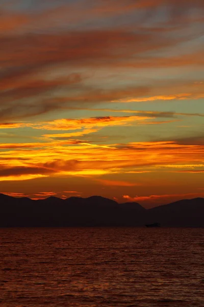 Seaside Town Bodrum Spectacular Sunsets Mugla Turkey — Stock Photo, Image