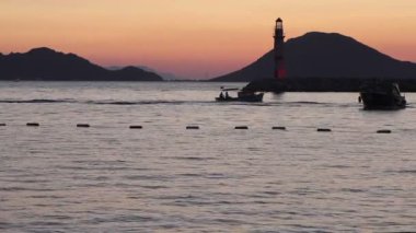 Deniz kenti Turgutreis ve muhteşem gün batımları