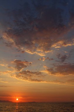 Uçsuz bucaksız mavi gökyüzü ve bulutlar gökyüzü. küçük bulutlar ile mavi gökyüzü arka plan. mavi gökyüzü panoraması. mavi gökyüzü güzel. mavi gökyüzü ve bulut duvar kağıdı. 