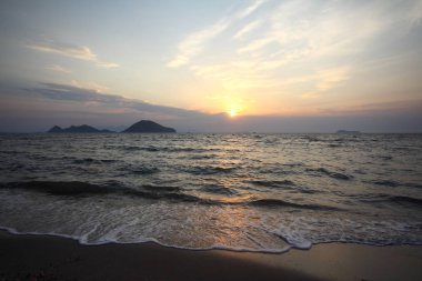 Deniz kenti Bodrum ve muhteşem gün batımları. Mugla, Türkiye