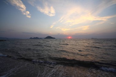 Deniz kenti Bodrum ve muhteşem gün batımları. Mugla, Türkiye