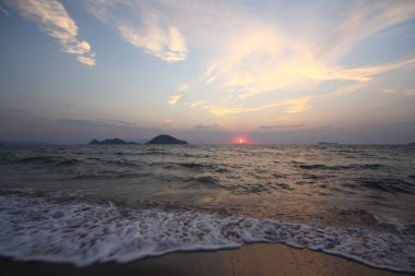 Deniz kenti Bodrum ve muhteşem gün batımları. Mugla, Türkiye
