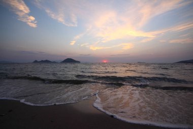 Deniz kenti Bodrum ve muhteşem gün batımları. Mugla, Türkiye
