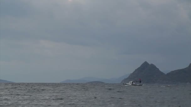 Turgutreis Meer Und Spektakuläre Sonnenuntergänge — Stockvideo