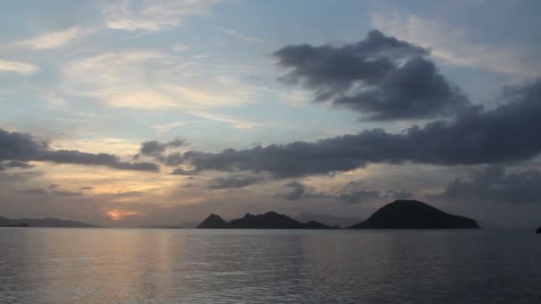 Turgutreis Meer Und Spektakuläre Sonnenuntergänge — Stockvideo