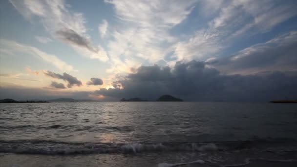 Cidade Costeira Turgutreis Pôr Sol Espetacular — Vídeo de Stock