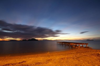 Deniz kenti Bodrum ve muhteşem gün batımları. Mugla, Türkiye