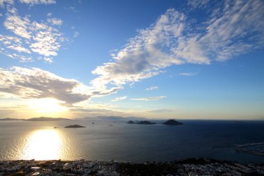Deniz kenti Turgutreis ve muhteşem gün batımları