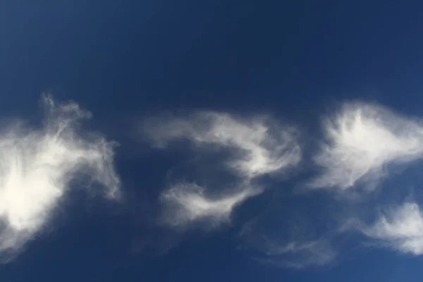 Vasto Céu Azul Nuvens Céu Fundo Céu Azul Com Nuvens — Fotografia de Stock