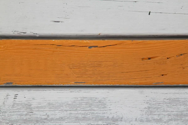 Textúra Vintage Táblák Repedt Festék Fehér Narancs Színű — Stock Fotó