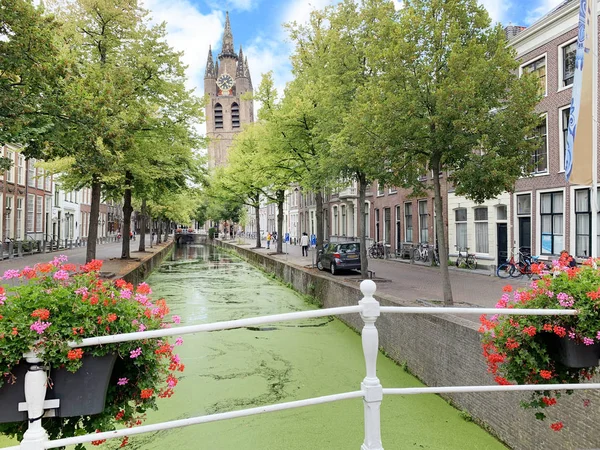 Cidade de Delft, Países Baixos . — Fotografia de Stock