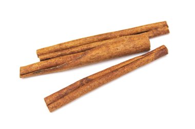 Tarçın beyaz bir arkaplanda yapışır, adaylık, tasarımcılar için izolasyon