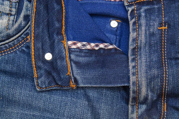 Textur Jeans Denim Textil Bakgrund För Designers — Stockfoto