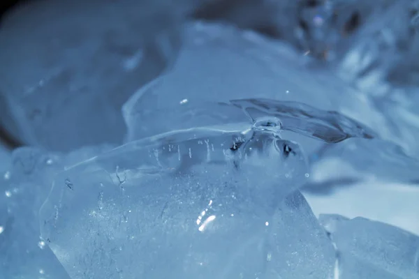 Broken Pieces Ice Close — Stock fotografie