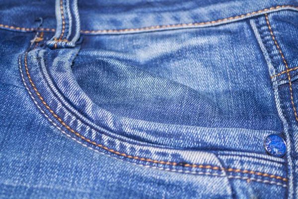 Vordertasche Der Jeans — Stockfoto