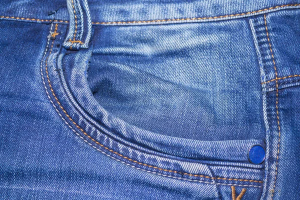 Przedniej Kieszeni Dżinsów — Zdjęcie stockowe