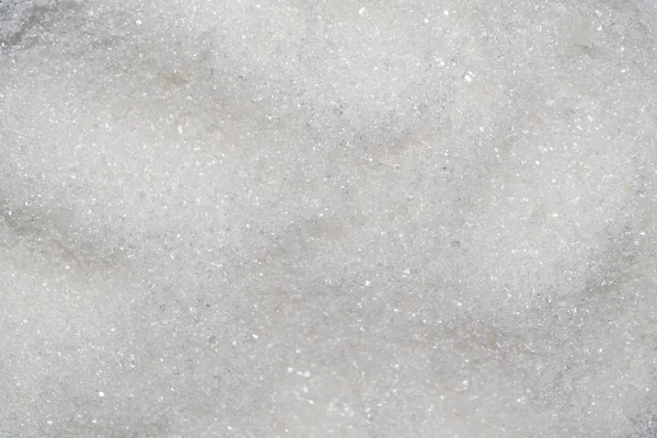 Consistenza Dello Zucchero Bianco Primo Piano — Foto Stock