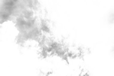 Beyaz bulutların üzerinde karanlık bir gökyüzü, tek renkli