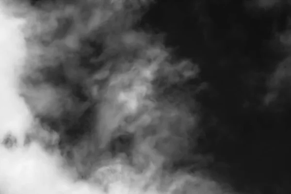 White Clouds Dark Sky Monochrome — Stock Photo, Image