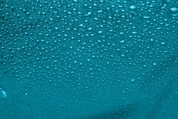玻璃上的雨滴 冷凝水 — 图库照片