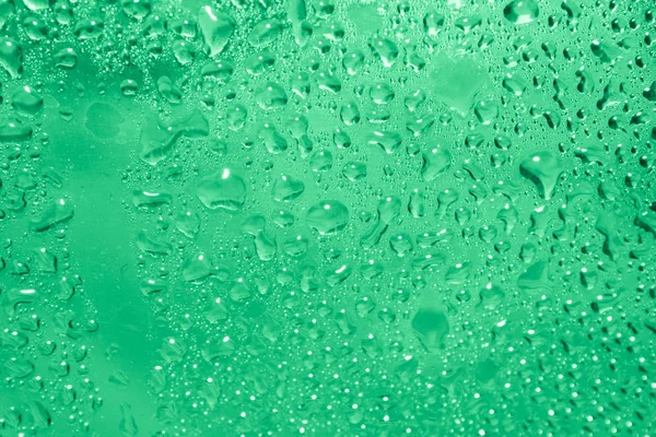 유리에 빗방울 응축수 — 스톡 사진