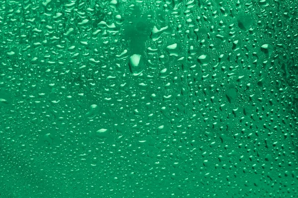 Regndroppar Glas Kondensat — Stockfoto