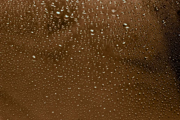 Krople Deszczu Szkle Kondensat — Zdjęcie stockowe